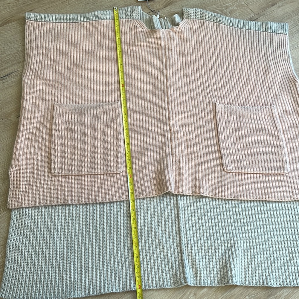 Chloe 100% Chunky Knit Cashmere High-Low Sweater